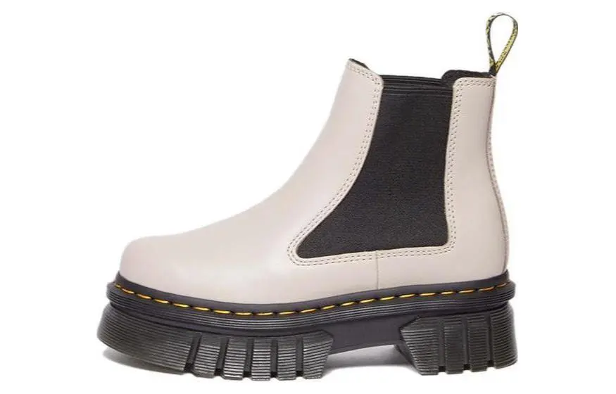 Dr.Martens Leather Chelsea Boots Women's Apricot