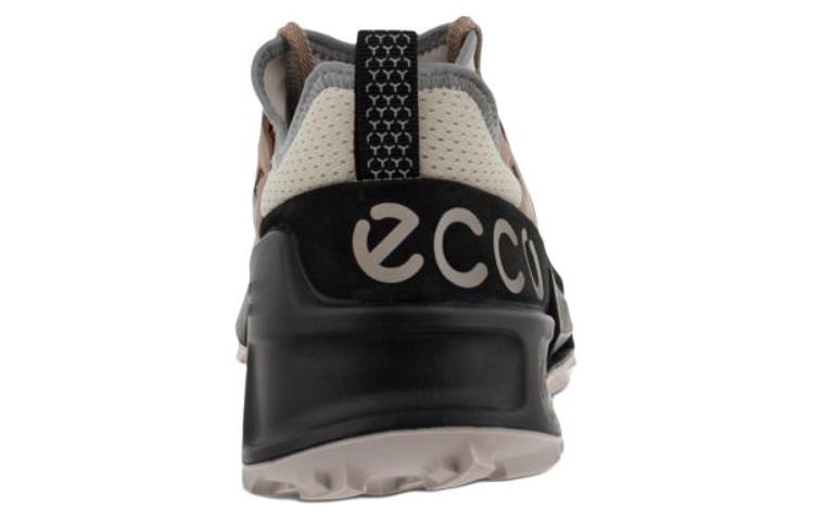 Ecco Leather Low top Running Shoes Men's Brown