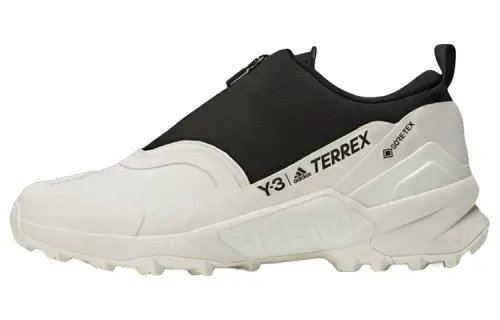 Y-3 Terrex Swift R3 Gore-Tex Low fabric zipper round toe low-cut sports and casual shoes unisex black and white