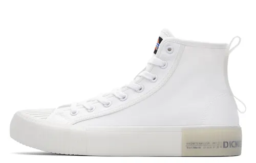 Dickies High top Canvas Shoes Unisex White