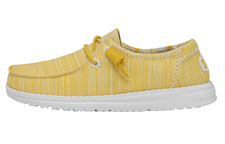 Heydude Canvas Shoes Women's Low Top Bright Yellow