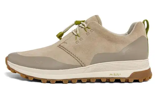 Clarks Textile, Split Cow Leather Cushioning, Wear Resistant Low top Casual Shoes Men's Sand