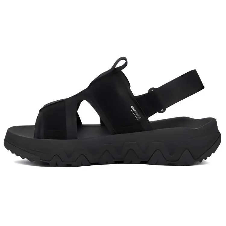UGG CapTrail Fabric Beach Sandals Women's Black