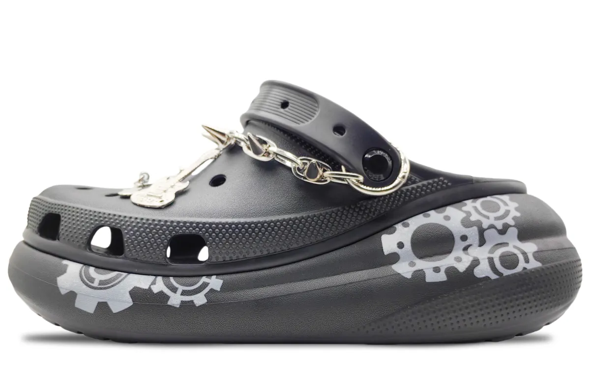 Crocs Classic Crush Clogs Unisex Black