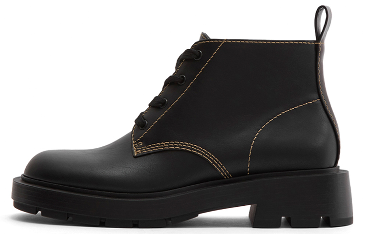 CHARLES&KEITH Ankle Length Combat Boots Women's Black
