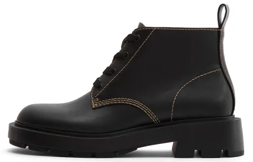 CHARLES&KEITH Ankle Length Combat Boots Women's Black