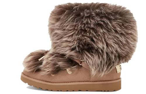 UGG Classic Posh Mini Fur 'Brown' Women's