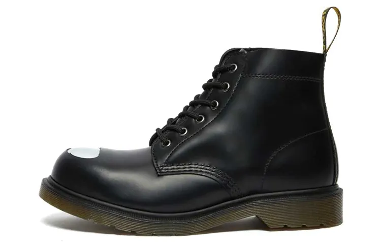Dr. Martens Dr.Martens 101 Exposed Steel Toe Leather Ankle Boots 'Black'