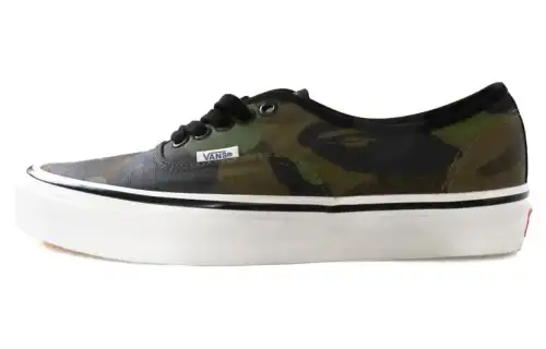 Vans x A BATHING APE Low top Skateboard Shoes Men's Green