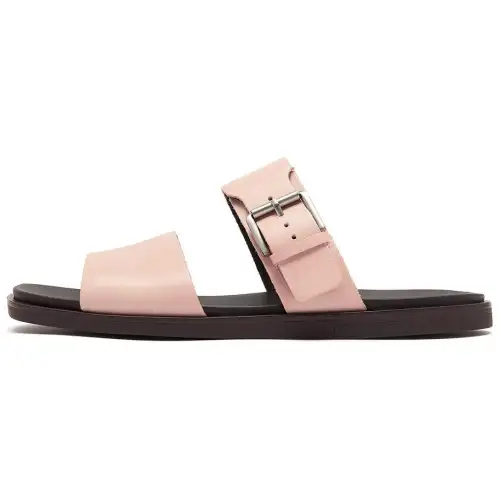 Clarks Rubber Sole Quiet Slip Resistant Quiet Slip Resistant Slide Slippers Women's Pink