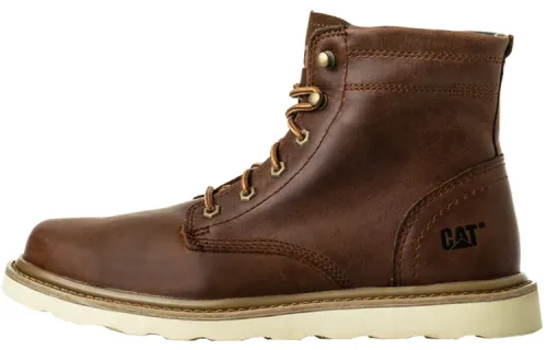 CAT Chronicle Collection Leather Short Outdoor Boots Men's Brown