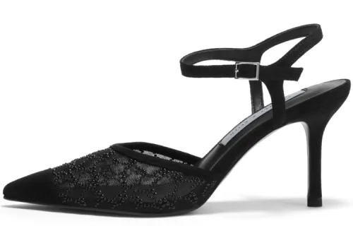 CHARLES&KEITH High Heels Women's Black/Flesh