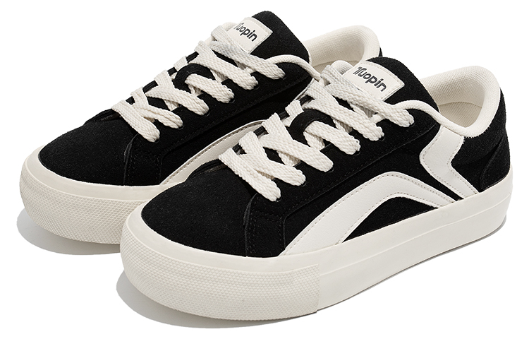 TUOPIN Pai Shoes Spring Summer Travel, Couple's Synthetic Leather Skateboard Shoes Unisex