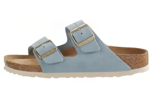Birkenstock Slide Slippers Women's Light Blue Narrow