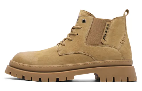 Dickies Short Combat Boots Men's Yellow Brown