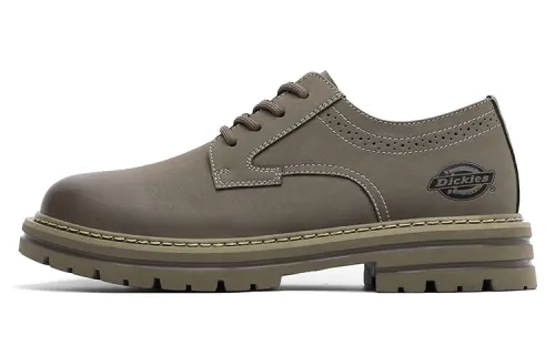 Dickies Leather Abrasion Resistant Slip Resistant Short Outdoor Boots Men's Camel