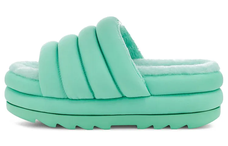 UGG MAXI Fabric Slippers Women's Mint Candies