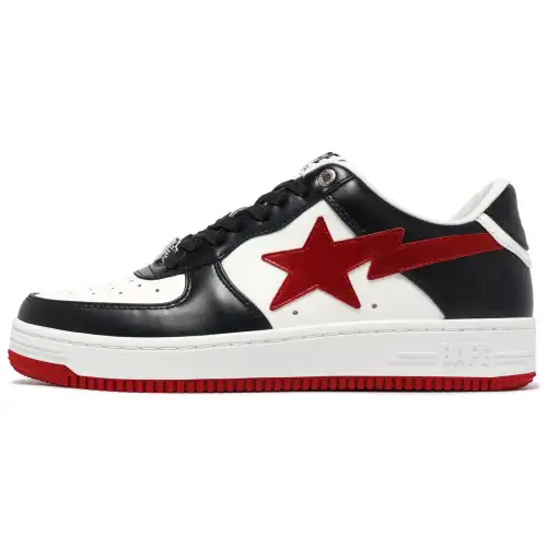 A BATHING APE Bape STA Leather Low top Skateboard Shoes Women's