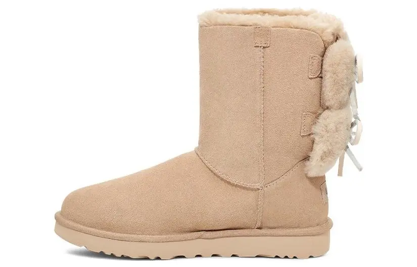UGG Classic Double Bow Short Boot 'Mustard Seed' Women's