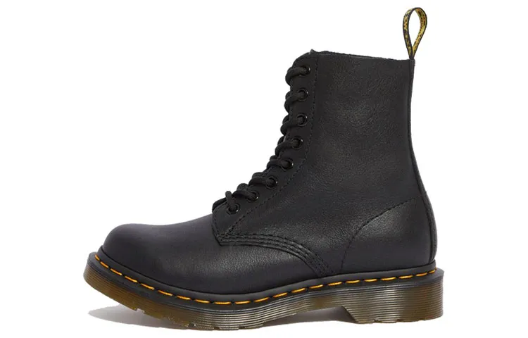 Dr.Martens 1460 Leather Short Mid Calf Combat Boots Unisex Black