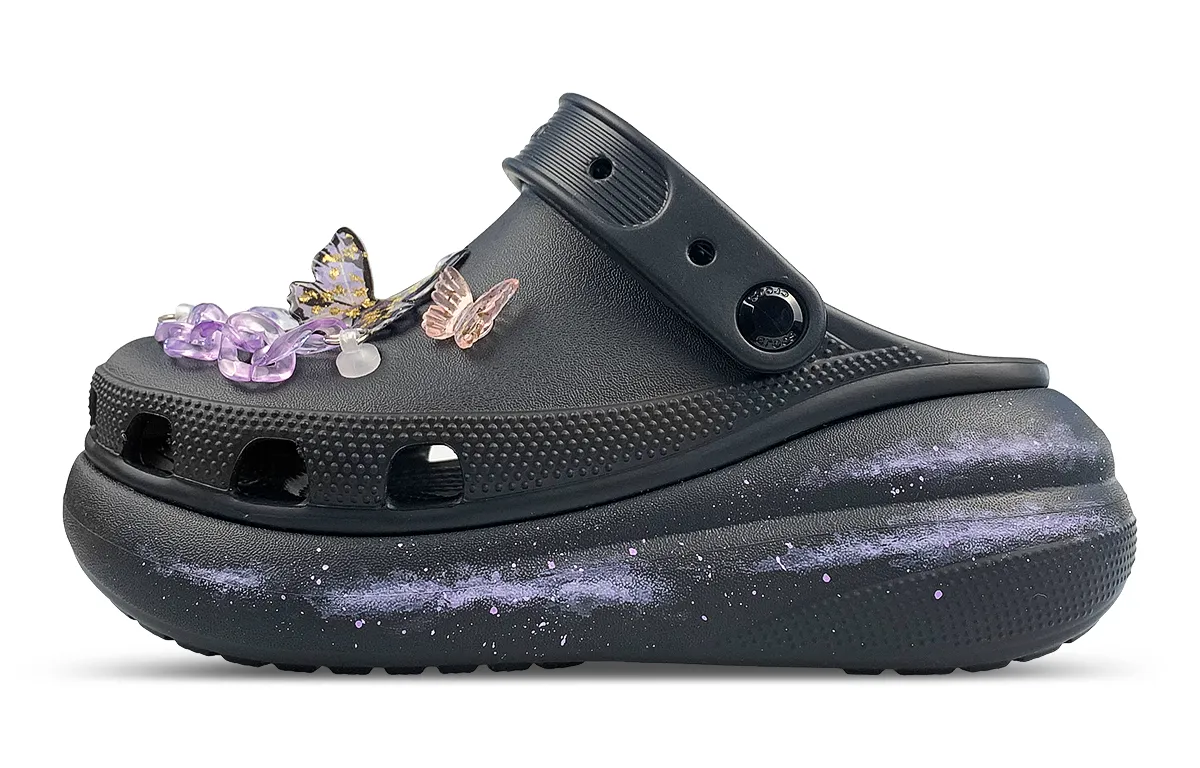 Crocs Crush Clog Clogs Unisex Black Purple