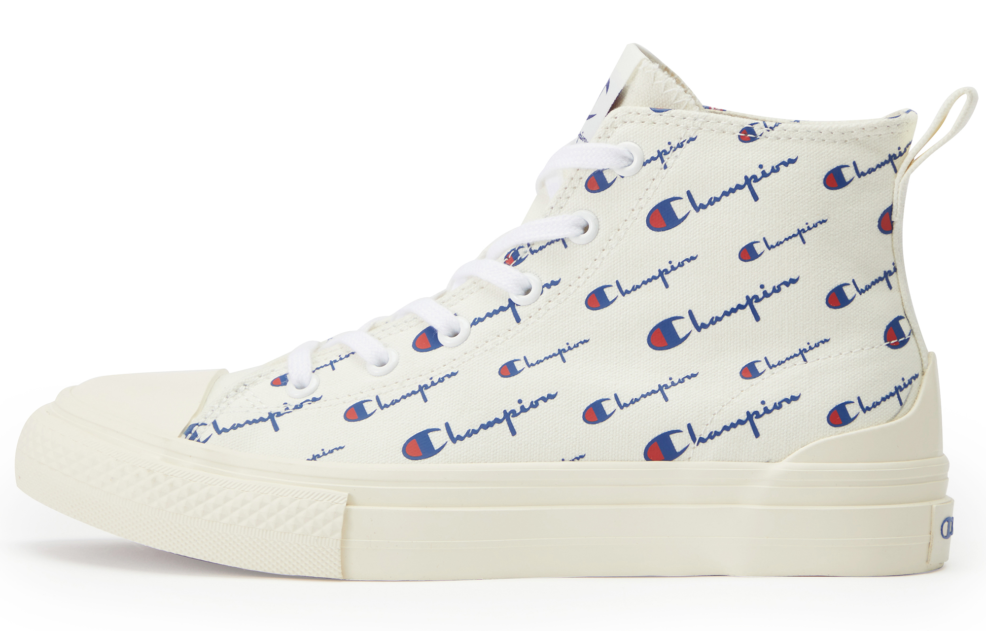 Champion Campus Slip Resistant Abrasion Resistant Slip Resistant Abrasion Resistant High top Canvas Shoes Unisex White