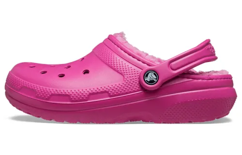 Crocs Classic Lined Clog Sports Unisex Purple Red Sandals