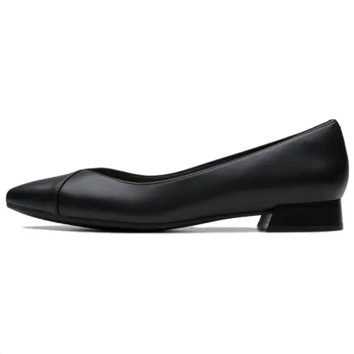 Clarks Leather Casual Shoes 2.5cm Women's Black