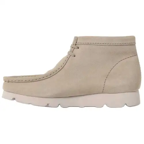Beams x Clarks Originals Slip Resistant Abrasion Resistant Mid top Casual Shoes Men's Gray