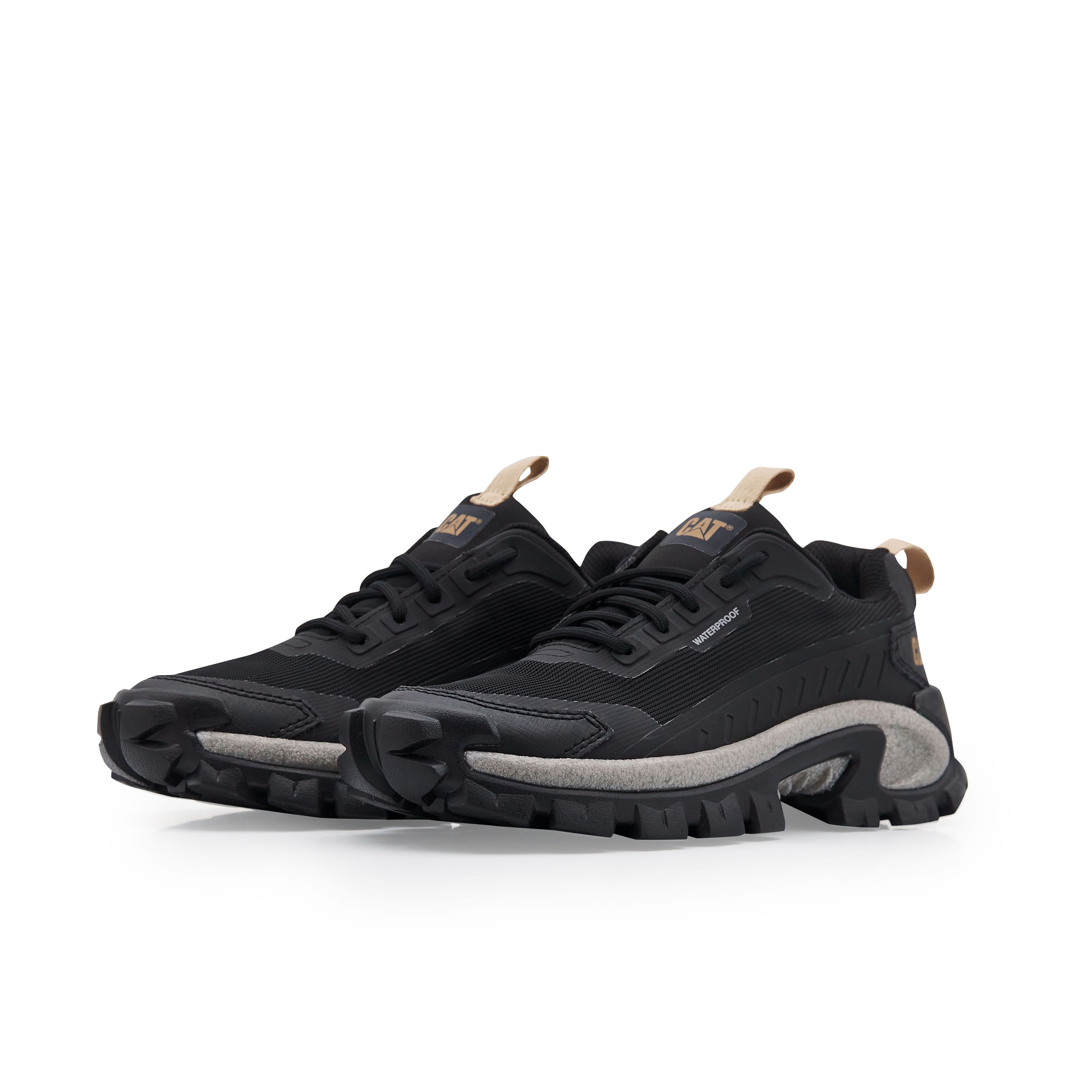CAT Cushioning Slip Resistant Low top Outdoor Shoes Unisex Black
