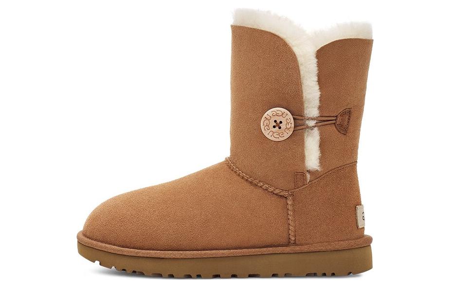 Женские UGG Bailey Button II Boot (коричневые)