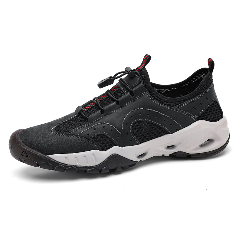 JIGONGYANG Mesh Comfortable Breathable And Lightweight Low top Outdoor Shoes Men’s