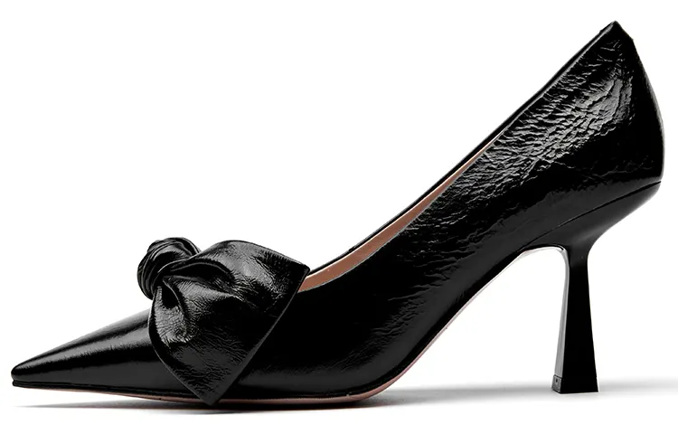 PACO GIL High Heels Women's Low Top Black