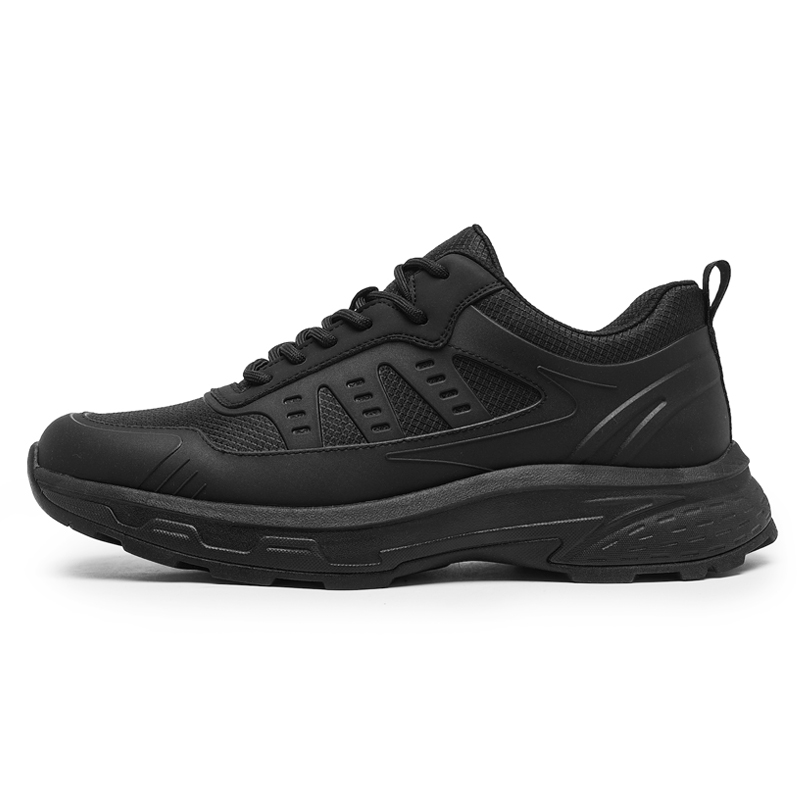SHUSHUJIA Breathable Moisture Wicking Breathable Moisture Wicking Low top Running Shoes Men’s Black