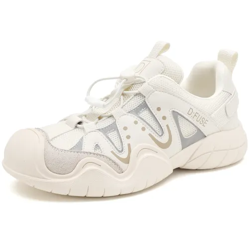 D FUSE SCANDINAVIA Running Shoes Pigskin Slip Resistant, Abrasion Resistant, Lightweight Low top Casual Shoes Women's
