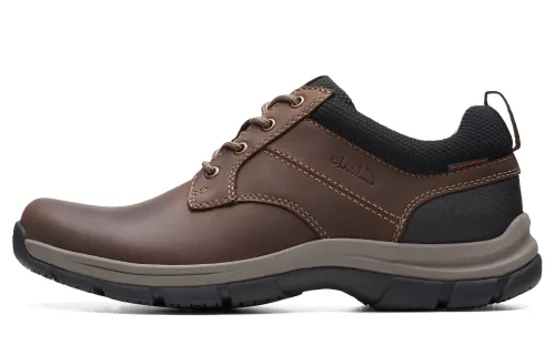 Clarks Wolverine Collection Cow Leather Casual Shoes Men's Brown