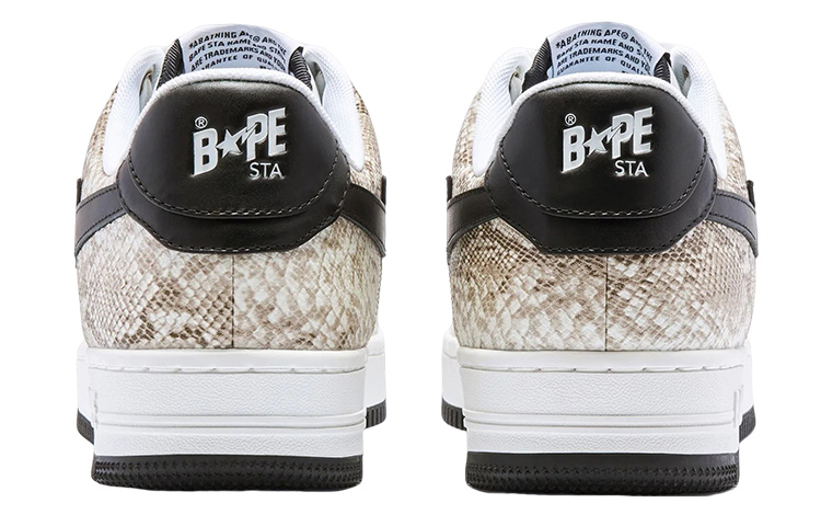 Женские кеды A BATHING APE (белый) — фото 4