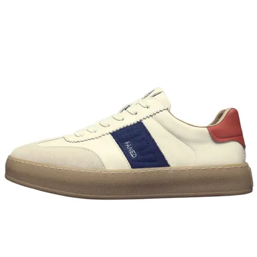 JANE HARLOW Comfortable And Trendy Skateboard Shoes Men's Beige