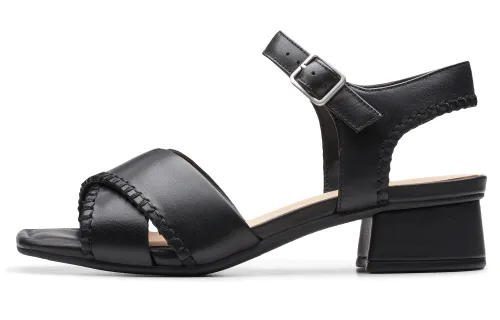 Clarks Caina Collection One Strap Sandals Women's Black