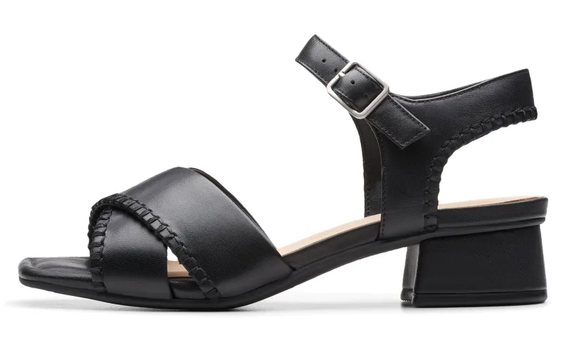 Clarks Caina Collection One Strap Sandals Women's Black
