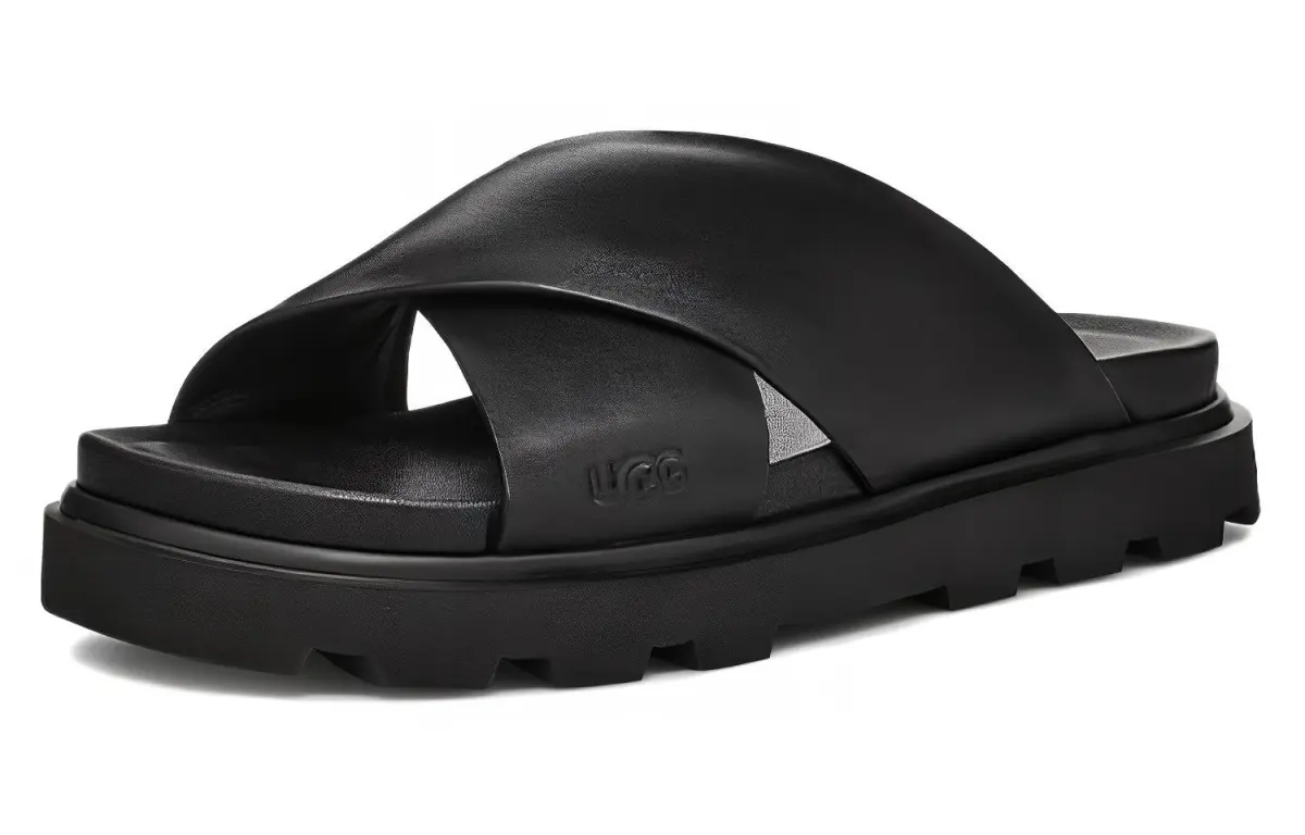 UGG Capitelle Crossband Sandal Black Women's