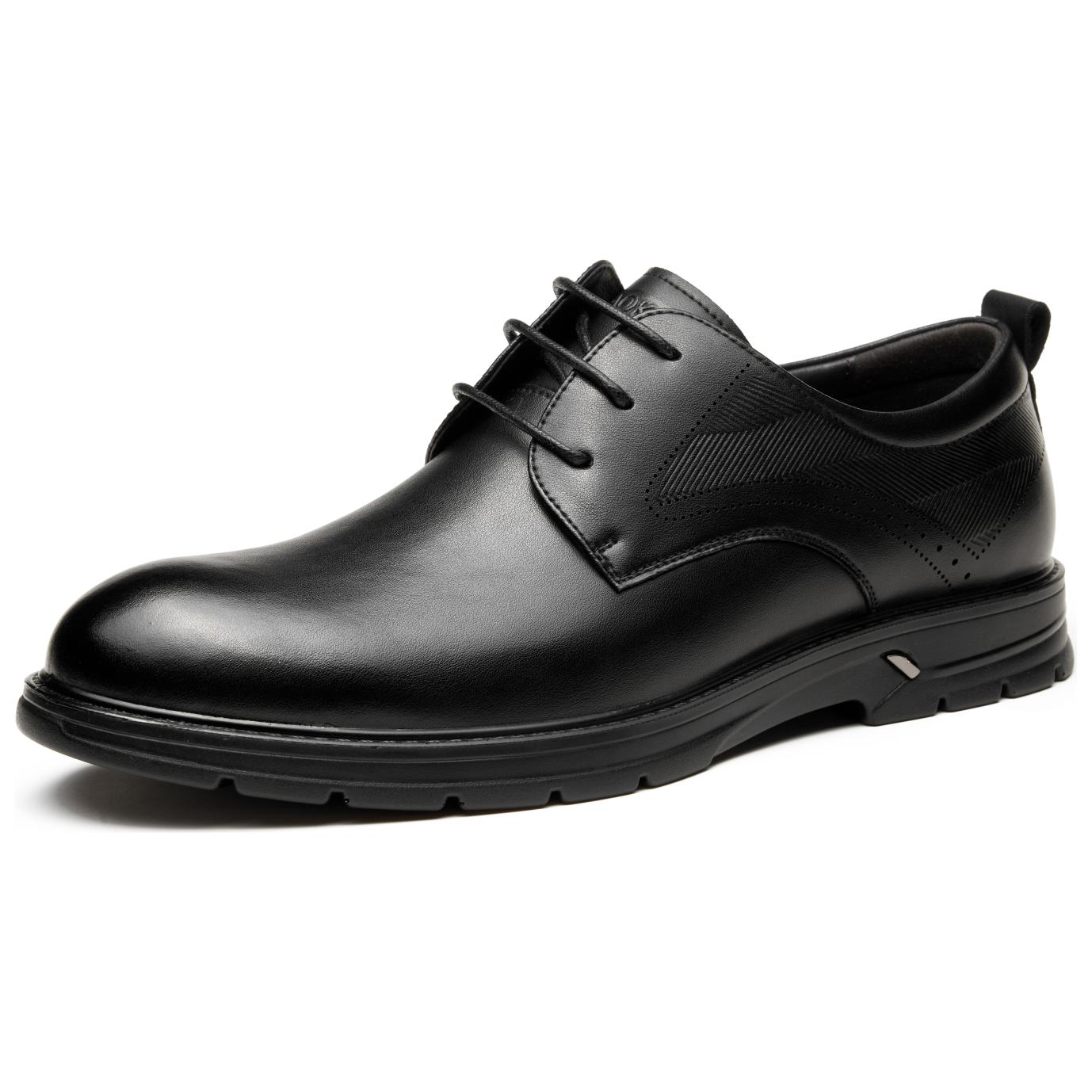 AOKANG cow leather, comfortable and fashionable, trendy and versatile, formal leather shoes, men's style