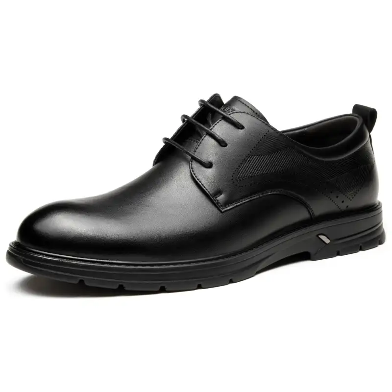 AOKANG cow leather, comfortable and fashionable, trendy and versatile, formal leather shoes, men's style