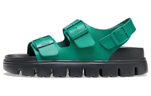 Birkenstock Leather Beach Sandals Women's Green