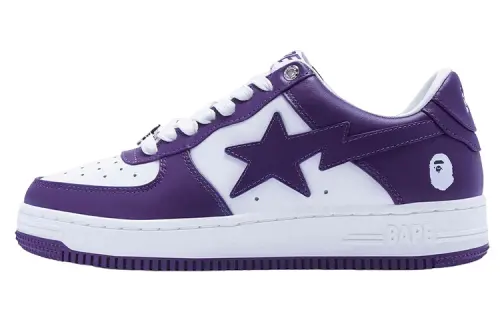 A BATHING APE Bape Sta White Purple 2022