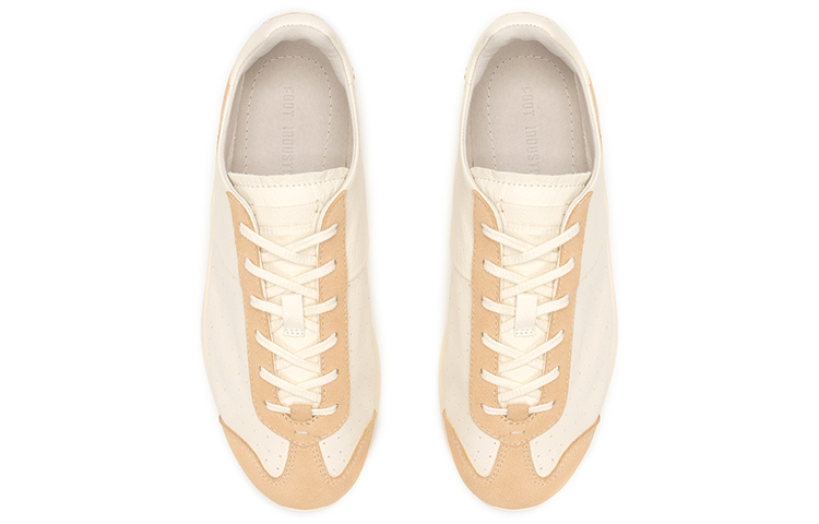 FOOT INDUSTRY Foot Industry German Army Trainers Unisex Ancient White Khaki