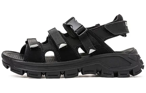 CAT PROGRESSOR BUCKLE Collection Beach Sandals Unisex Black