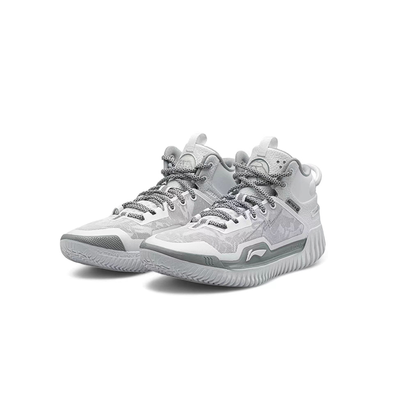 Li Ning x Aape Collaboration Mid top Performance Basketball Shoes Men’s White