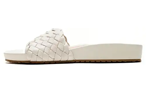 COLE HAAN Slip Resistant Slide Slippers Women's White