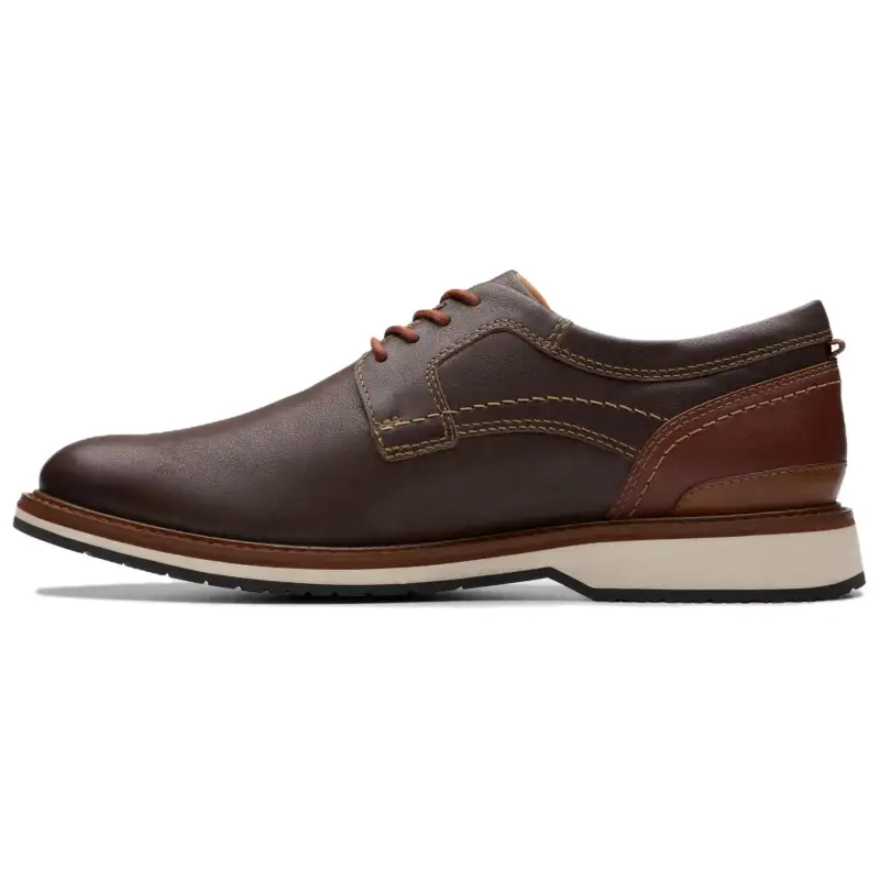Clarks Leather Casual Shoes Men's Brown